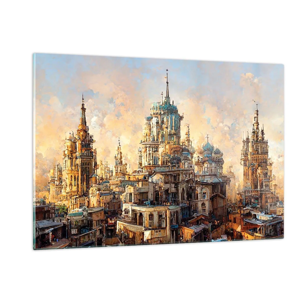 Glass picture - City of Cities - 120x80 cm