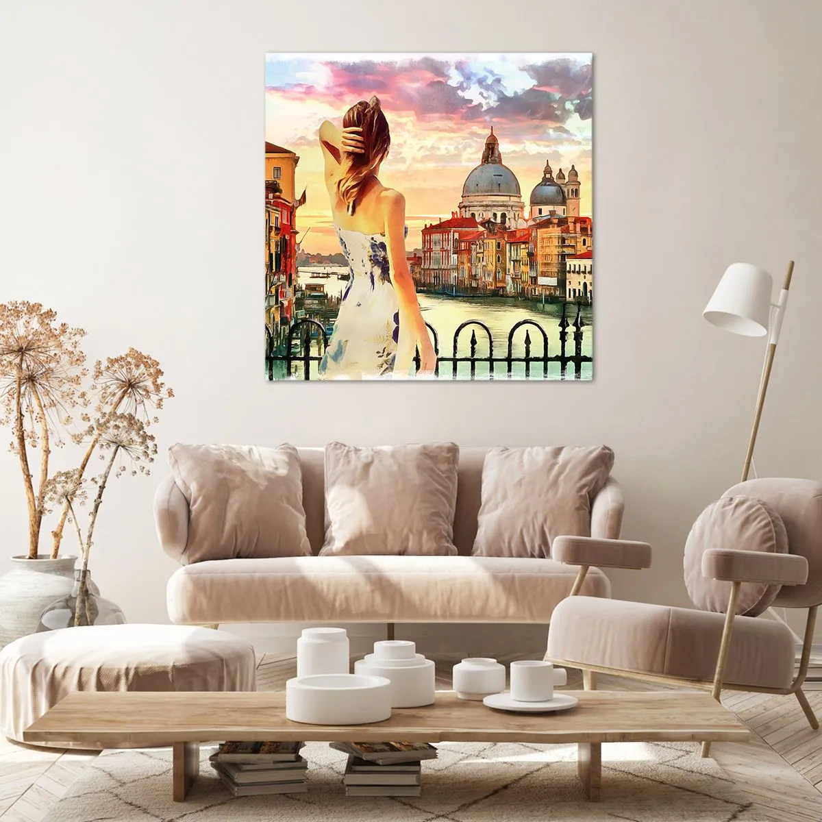 Canvas picture - Venice Adventure - 40x40 cm