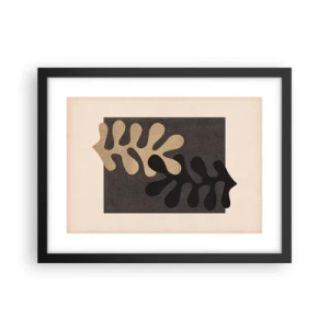 Poster in black frame - Absence and Completion - 40x30 cm