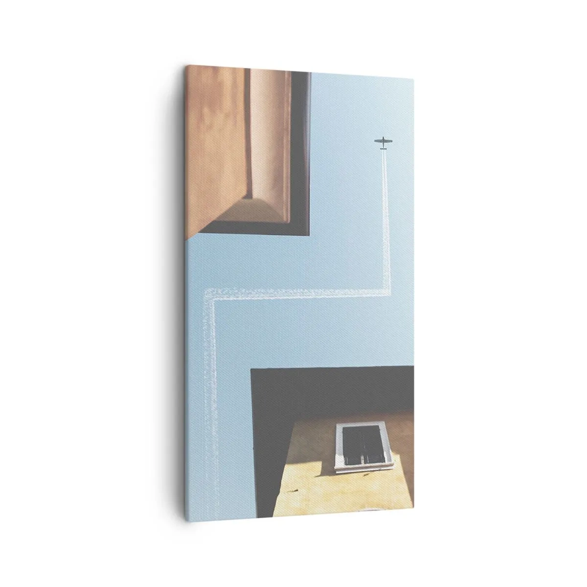 Canvas picture - Above City Maze - 45x80 cm