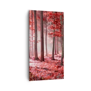 Canvas picture - Red Equally Beautiful - 55x100 cm