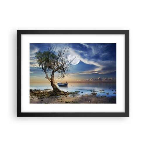 Poster in black frame - Is this the Beginning or the End? - 40x30 cm