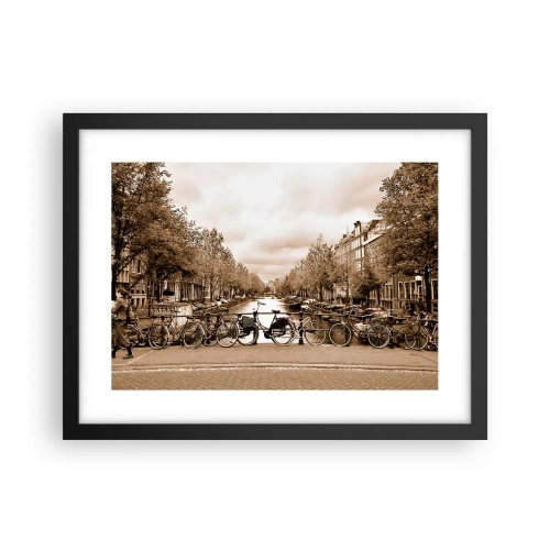 Poster in black frame - Dutch Atmosphere - 40x30 cm