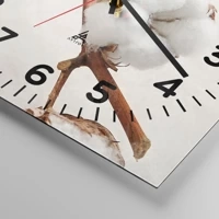 Clock face with numbers