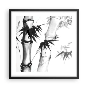 Poster in black frame - Close-up to the Orient - 50x50 cm