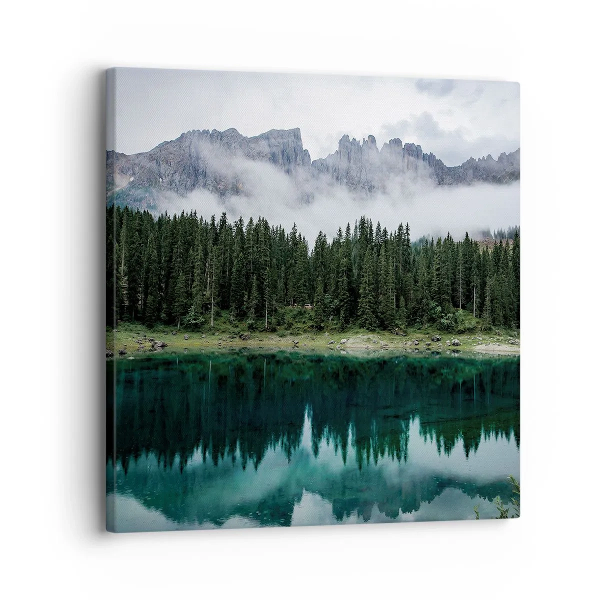 Canvas picture - Quiet Please, Let's Not Wake Up Still Waters - 30x30 cm