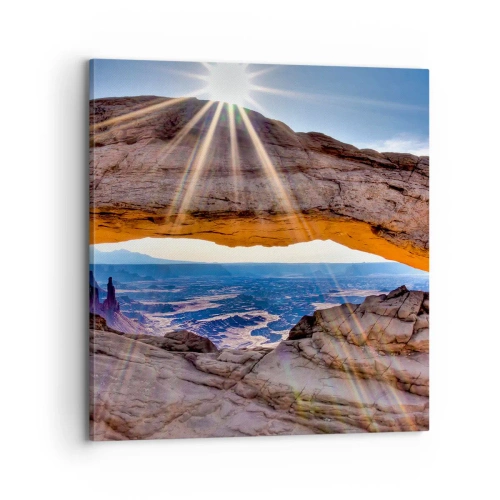 Canvas picture - Through Rocky Gate - 70x70 cm