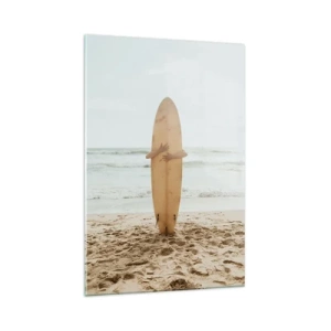 Glass picture - From Love for the Waves - 70x100 cm