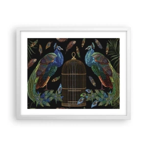 Poster in white frmae - In Royal Robes - 50x40 cm