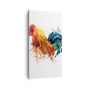 Canvas picture - King Rooster - 65x120 cm