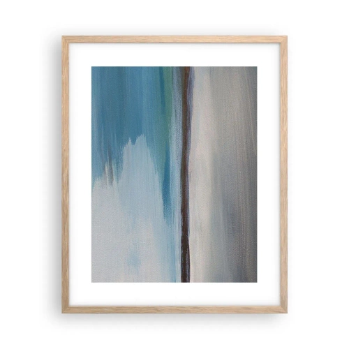 Poster in light oak frame - Horizontal Landscape - 40x50 cm