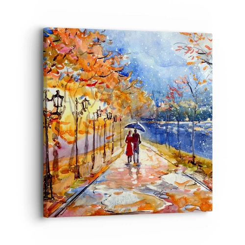 Canvas picture - Together to the Limit of Time  - 30x30 cm