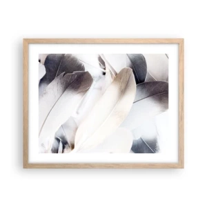 Poster in light oak frame - Almost Angelic - 50x40 cm