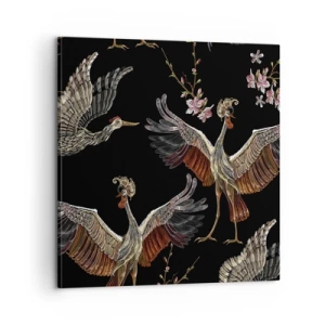 Canvas picture - Fairy Tale Bird - 60x60 cm