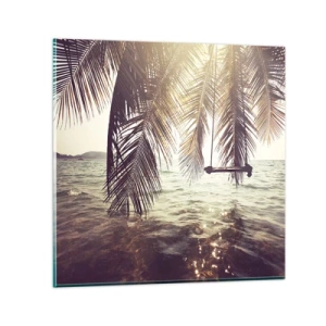 Glass picture - You Can Dream as Much as You Wish - 30x30 cm