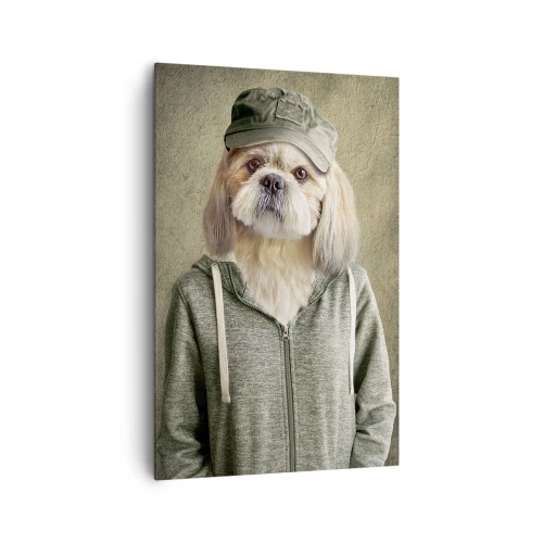 Canvas picture - I Prefer Casual Style - 80x120 cm