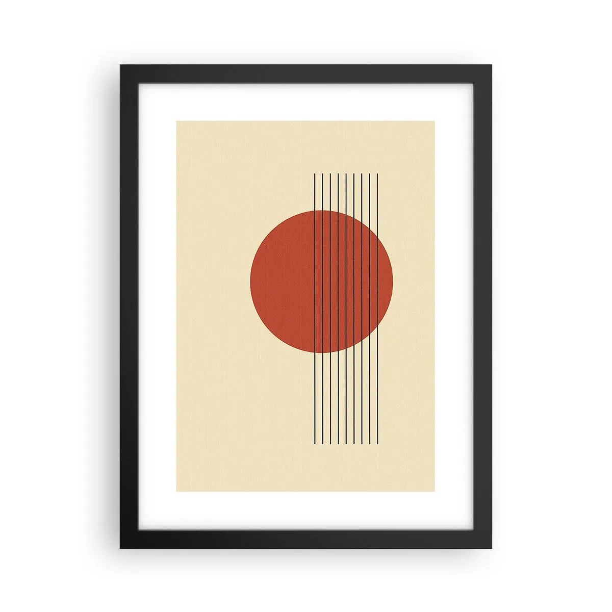 Poster in black frame - Around and Beoynd - 30x40 cm
