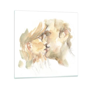 Glass picture - The Missing Half? - 50x50 cm