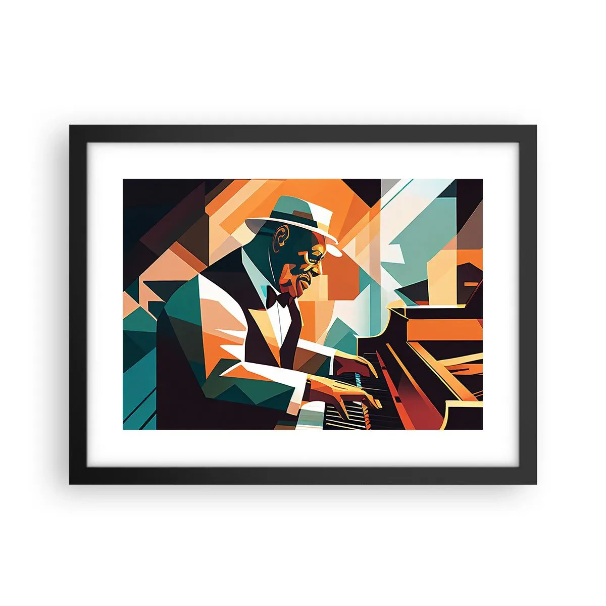 Poster in black frame - All that Jazz - 40x30 cm