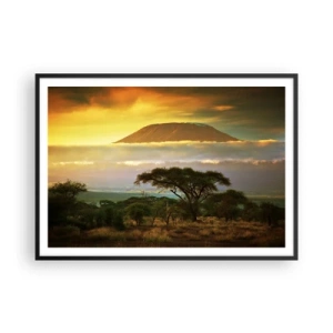 Poster in black frame - Traveller's Dream - 100x70 cm