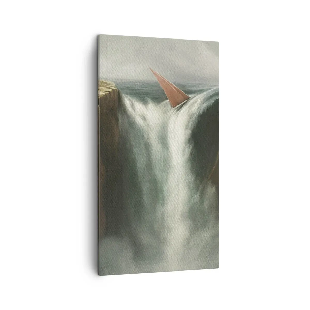 Canvas picture - Life Warning - 45x80 cm