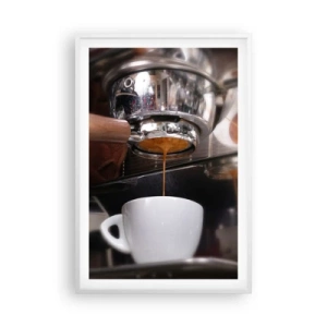 Poster in white frmae - Good Moment of the Day - 61x91 cm