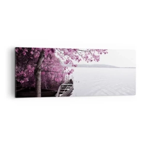 Canvas picture - In Pink Silence - 140x50 cm