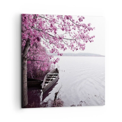 Canvas picture - In Pink Silence - 50x50 cm