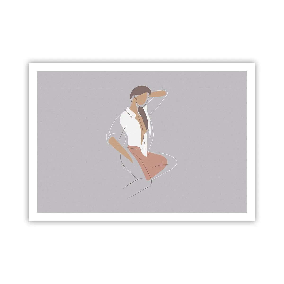 Poster - Outline of Charm - 100x70 cm