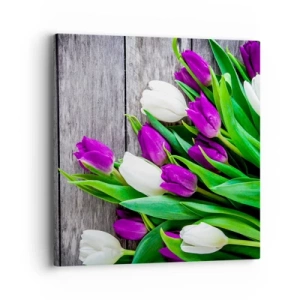 Canvas picture - On a Spring Holiday - 40x40 cm