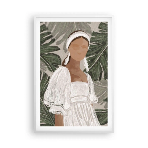 Poster in white frmae - Exotic Portrait - 61x91 cm