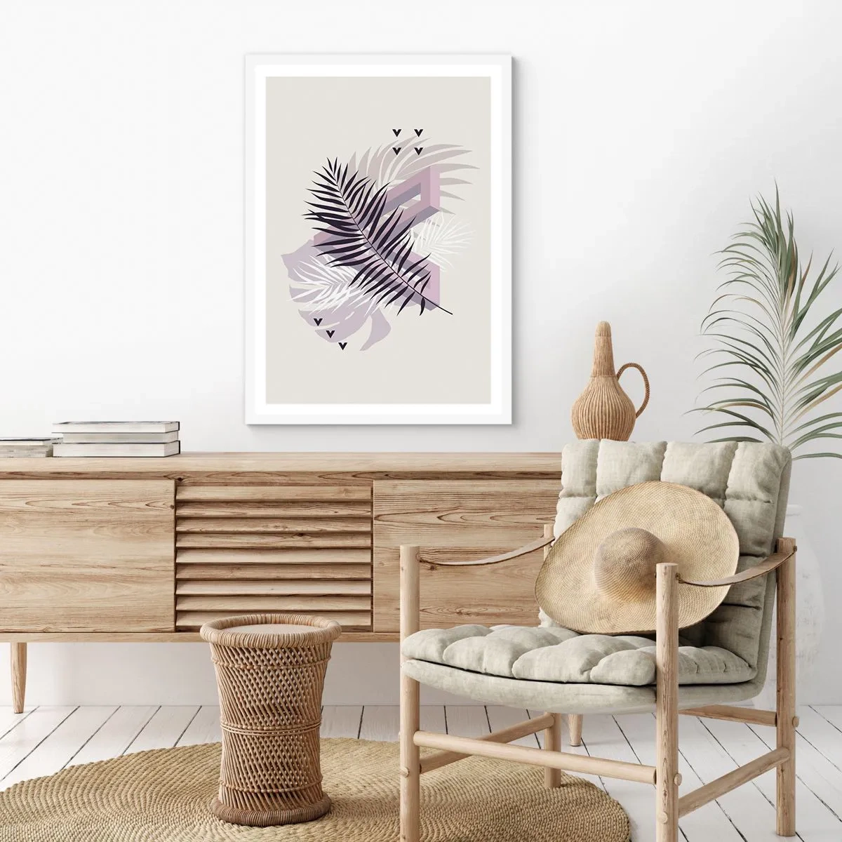 Poster in white frmae - Shadow of a Shadow - 61x91 cm