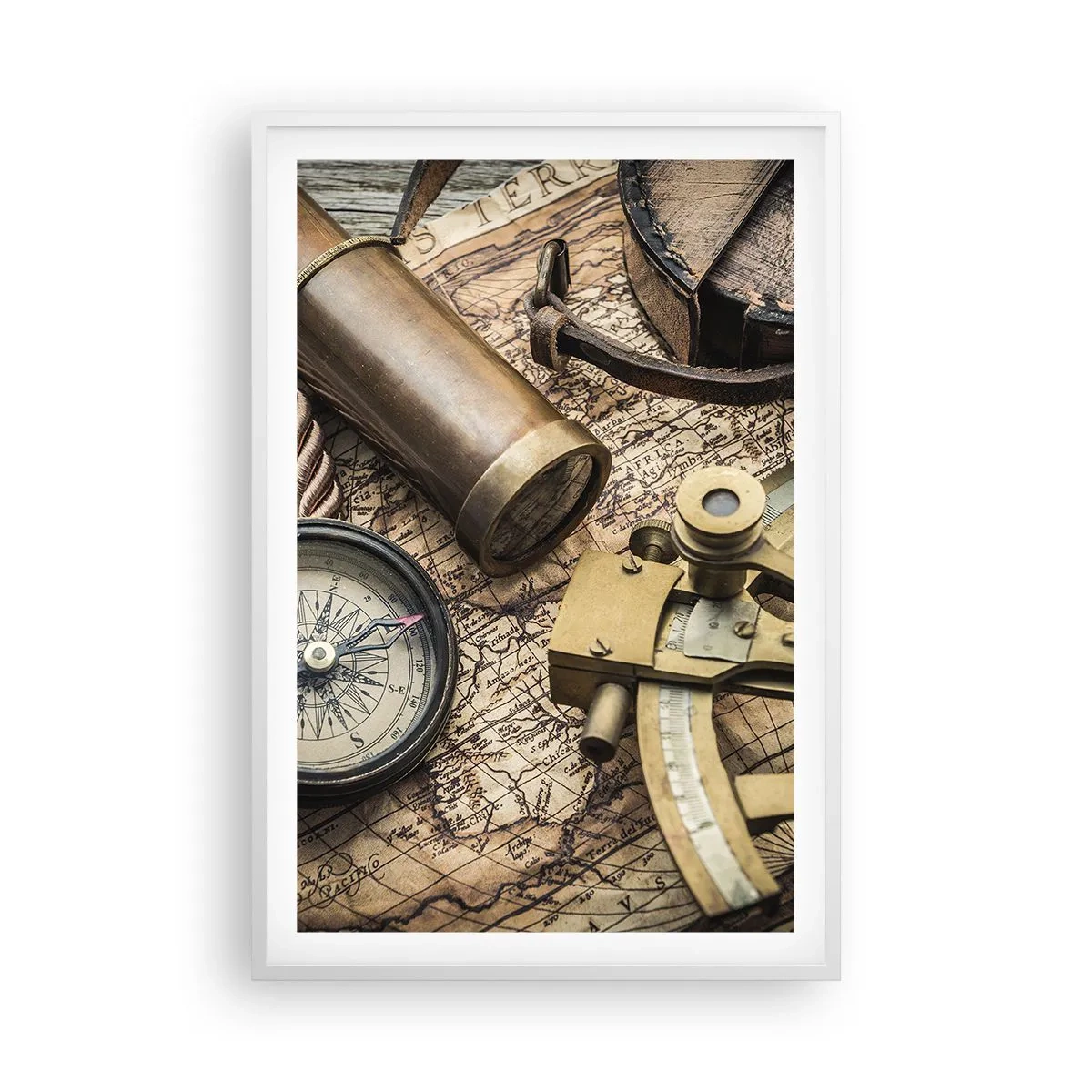 Poster in white frmae - Show the Way - 61x91 cm