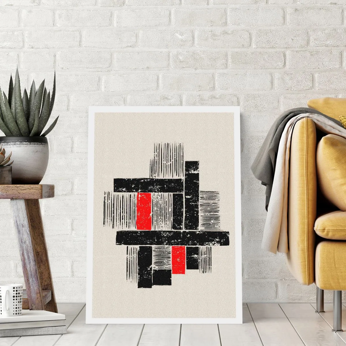 Poster - Red and Black - 61x91 cm