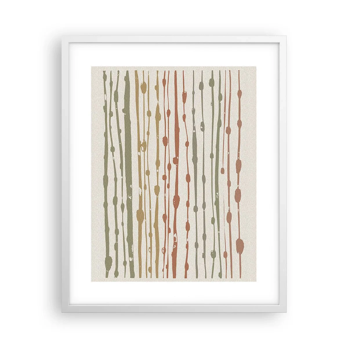 Poster in white frmae - Musical Colour Notation - 40x50 cm