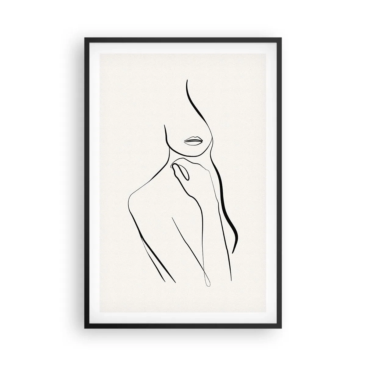 Poster in black frame - Wave of Melancholy - 61x91 cm