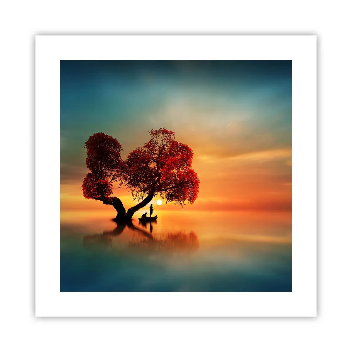 Poster - Far Away and Lost to the World - 40x40 cm