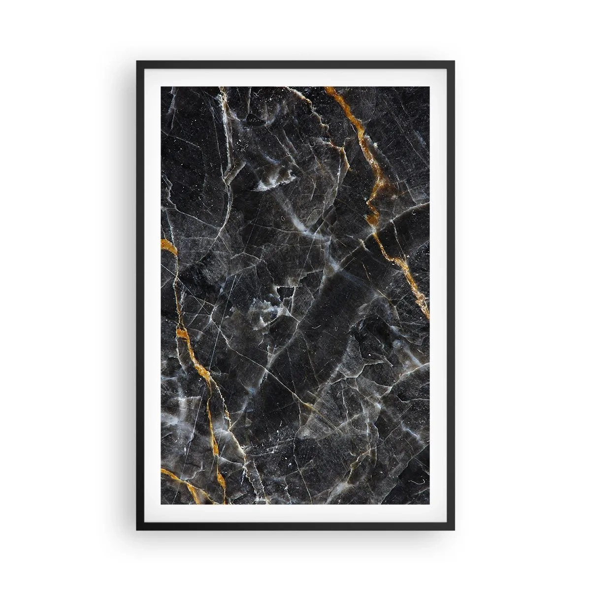 Poster in black frame - Interior Life of a Stone - 61x91 cm