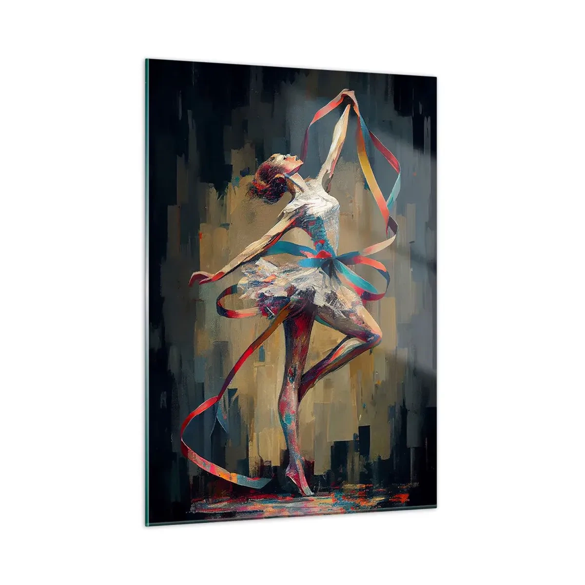 Glass picture - Dance with a Ribbon - 50x70 cm