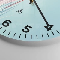 Clock face with numbers