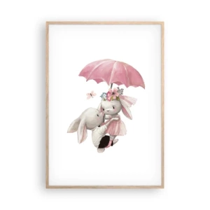 Poster in light oak frame - This Is Love - 70x100 cm