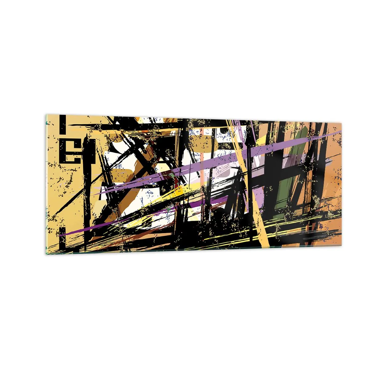 Glass picture - Sharp Cuts - 100x40 cm