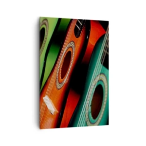 Canvas picture - Guitar Has Many Shades - 70x100 cm