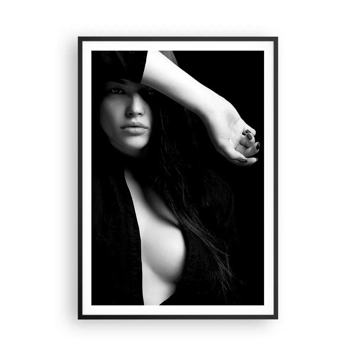 Poster in black frame - School of Seduction - 70x100 cm