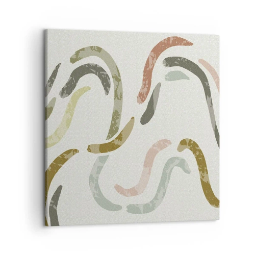 Canvas picture - Cheerful Dance of Abstraction - 50x50 cm