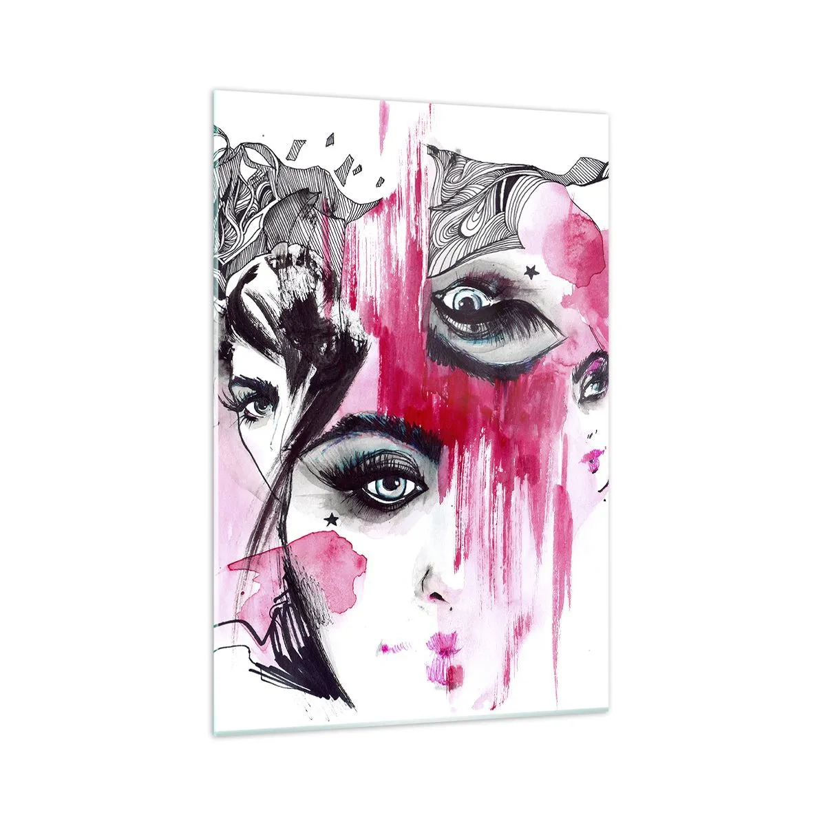 Glass picture - . - 70x100 cm