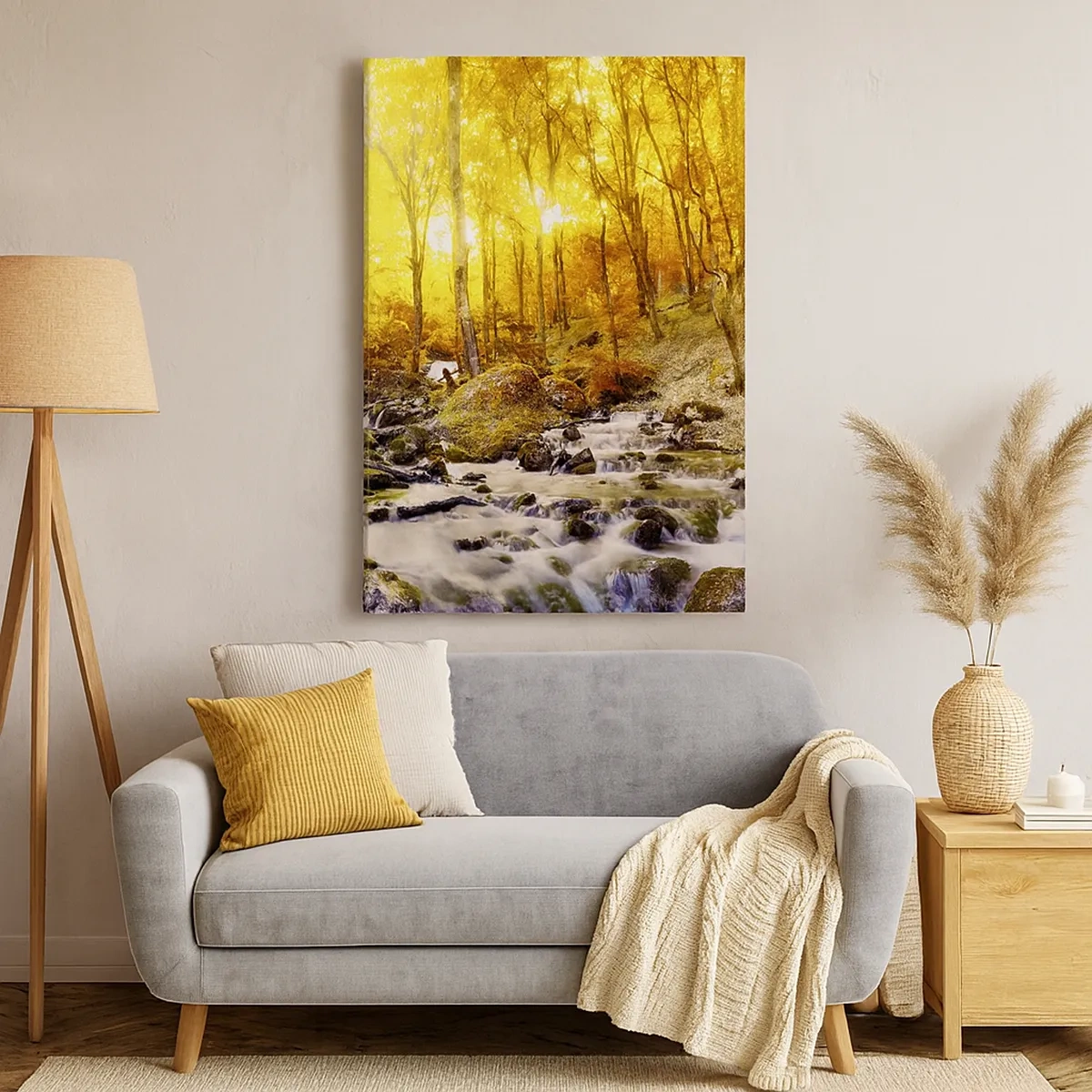 Canvas picture - Stones Set in Gold and Platinum - 50x70 cm