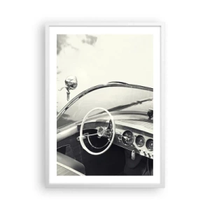 Poster in white frmae - Weather for the Rich - 50x70 cm