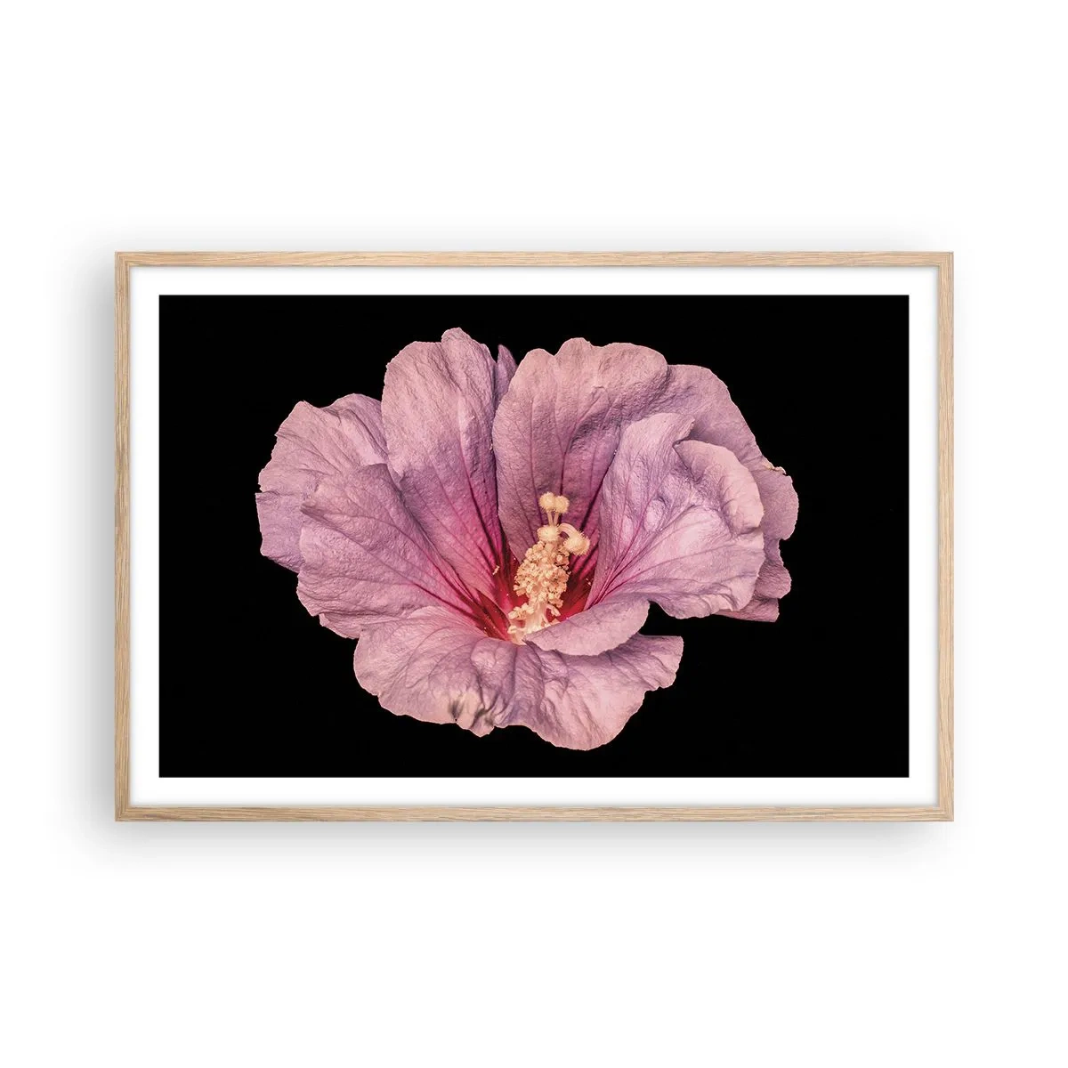 Poster in light oak frame - Straight from the Heart - 91x61 cm