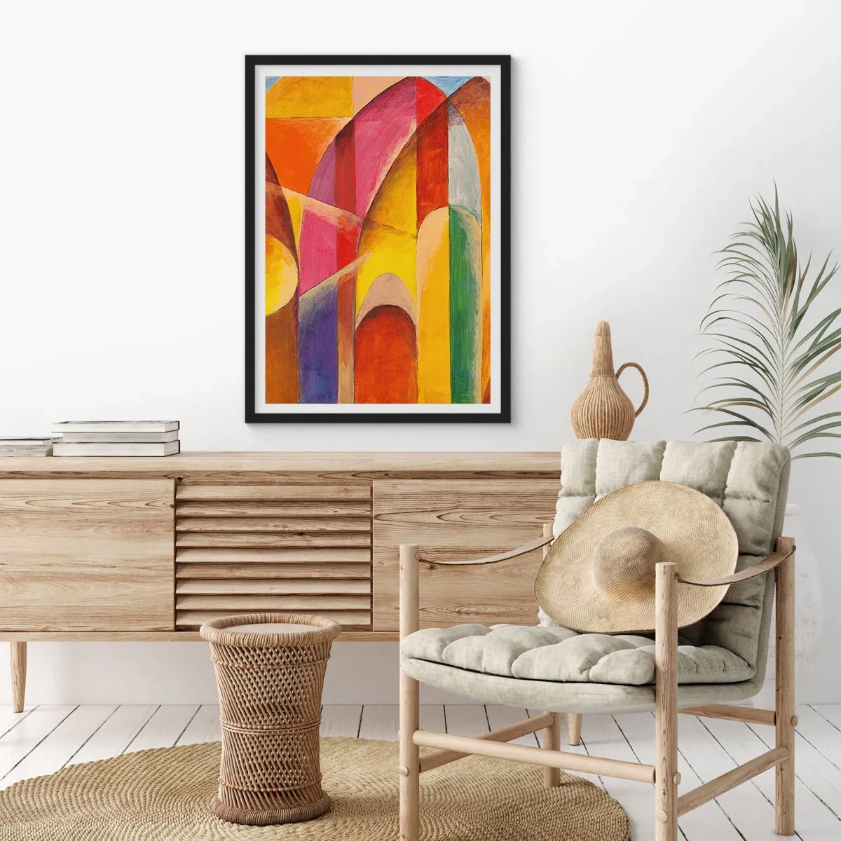 Poster in black frame - Cathedral of the Sun - 40x50 cm